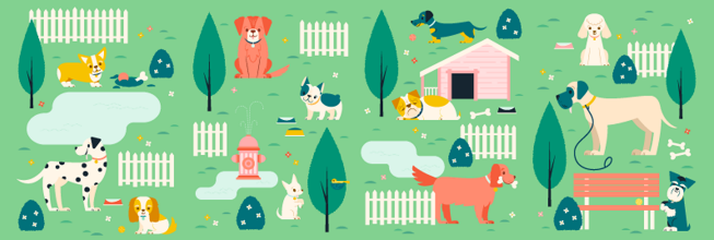 Dog Park Graphic